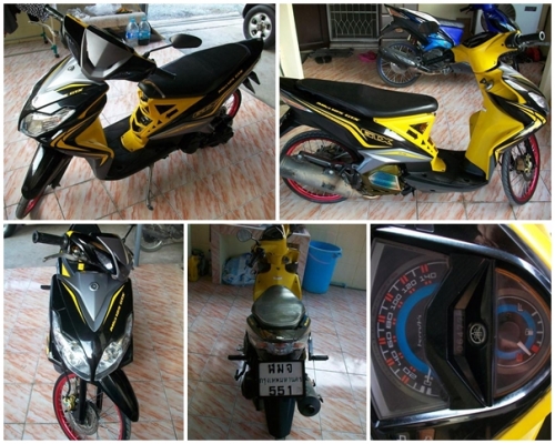 ขาย Yamaha mio 125 ออโตเมติก ปี 2011 สีดำ-เหลือง
