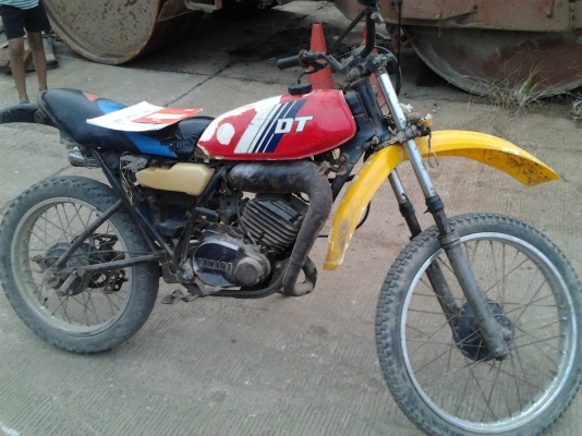 ขาย yamaha dt 125 mono ทะเบียนโอน 10.000