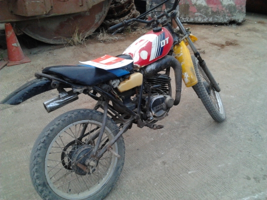 ขาย yamaha dt 125 mono ทะเบียนโอน 10.000