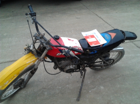 ขาย yamaha dt 125 mono ทะเบียนโอน 10.000