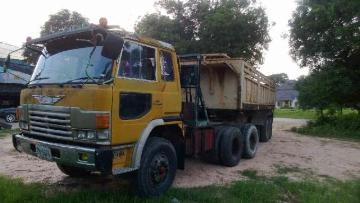 ขาย10ล้อหัวลาก HiNo เครื่อง300แรง 2เพลาพร้อมหางพ่วง 2คานดั้มยาว8.50เมตร กะบะดั้มพนัส ขาย10ล้อหัวลาก HiNo เครื่อง300แรง 2เพลาพร้อมหางพ่วง 2คานดั้มยาว8.50เมตร กะบะดั้มพนัส