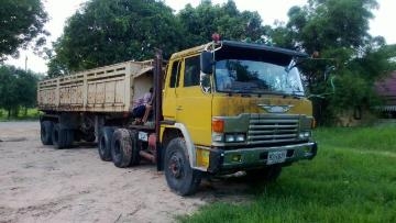 ขาย10ล้อหัวลาก HiNo เครื่อง300แรง 2เพลาพร้อมหางพ่วง 2คานดั้มยาว8.50เมตร กะบะดั้มพนัส