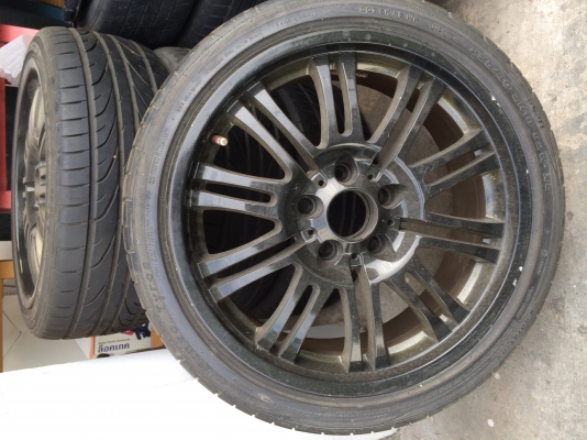ขาย ล้อแม็กซ์ ขอบ18 พร้อมยาง 5รู120 รู BMW ราคา8500โทร0817113399  , 0805918550 อยู่กรุงเทพ อ่อนนุช ศรีนครินทร์ ใกล้ซีคอน ส่งทั่วประเทศ