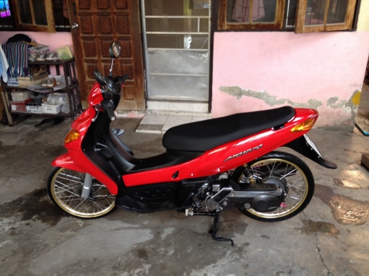 ขายนูโว ตัวเก่า สีแดง ชุดสีแท้ใหม่ทั้งคัน ไฟหน้า-หลังใหม่ ล้อทอง2สี 1.20หน้า-หลัง ยางหน้าirc 185 ป้ายเหลือง ยางหลังirc 200 ท่อMX เครือง.ลูกเบส ชัก4 วาล์วโต แคมองศาสูง คาร์บูแดชแท้ ชามล้าง เม็ดแท้เจาะ สายพานใหม่ ครัชทองแดง ไดร์แต่ง แบตใหม่ แรงแบบสบายๆ เครื
