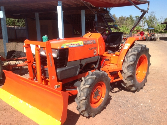 ปัญญาแทรคเตอร์มาแล้ว...จัดมาให้ครับ คูโบต้า L3408 พร้อมใบมีดตราช้าง เล่มทะเบียนพร้อม