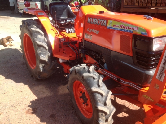 ปัญญาแทรคเตอร์มาแล้ว...จัดมาให้ครับ คูโบต้า L3408 พร้อมใบมีดตราช้าง เล่มทะเบียนพร้อม