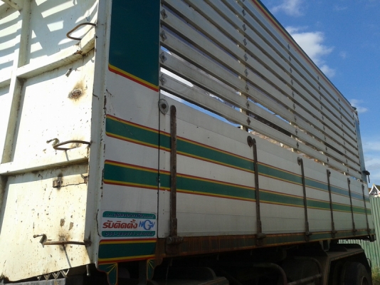 ขายลูกพ่วง 3 เพลา ดั้มเตี้ย คอกเกษตร ยาว 6.5 เมตร สูง 2.3 เมตร ขายลูกพ่วง 3 เพลา ดั้มเตี้ย คอกเกษตร ยาว 6.5 เมตร สูง 2.3 เมตร