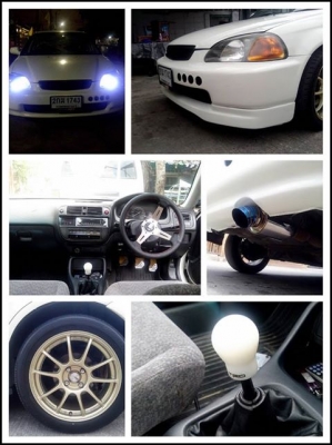 ขายHONDA CIVIC VTI-E ปี97 เกียร์ธรรมดา ติดแก็สLPG