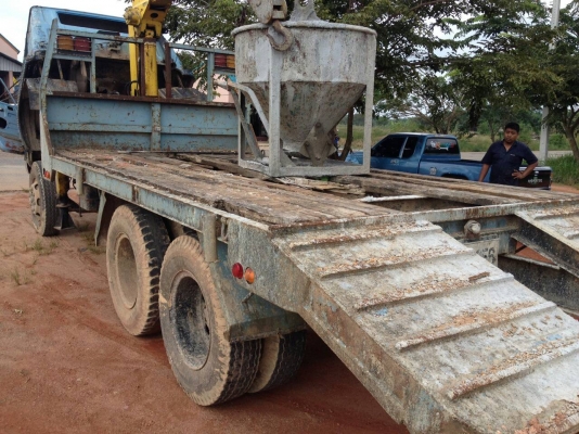ขายรถ 10 ล้อเทเลอร์ ติดเครน 3 ตัน ISUZU JCM เครื่อง 175 เทอร์โบ 2 เพลาสโลว์ดึง ติดเครน 3 ตัน ราคา 500000