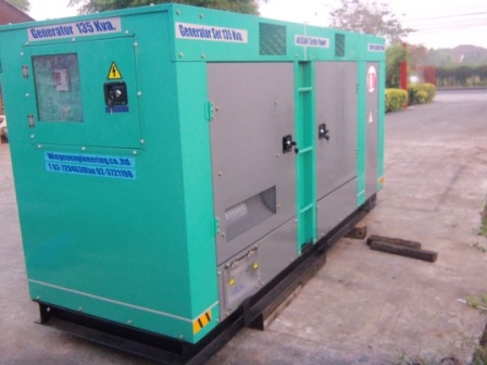 ขายเครื่องปั่นไฟ 125 Kva. ISUZU ENGINE JAPAN รับประกัน 12  เดือน