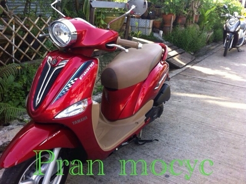 ขายyamaha filanoสีเเดง ปี2555(เป็นรถบ้านใช้งานน้อย)