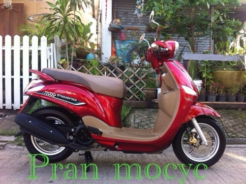 ขายyamaha filanoสีเเดง ปี2555(เป็นรถบ้านใช้งานน้อย)