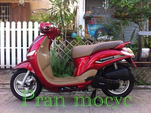 ขายyamaha filanoสีเเดง ปี2555(เป็นรถบ้านใช้งานน้อย)