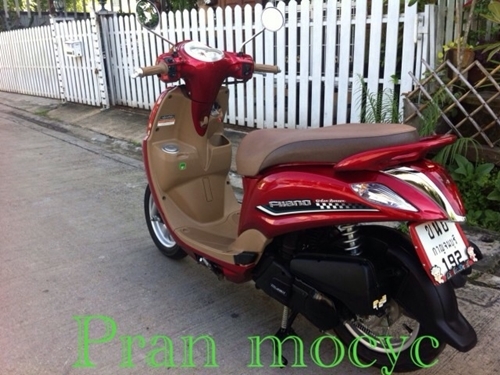 ขายyamaha filanoสีเเดง ปี2555(เป็นรถบ้านใช้งานน้อย)