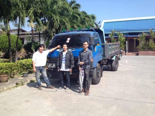 รถบรรทุก 6 ล้อดั๊มพ์ ยี่ห้อ TOYOTA  BU91 ไดน่าสามใบปัด