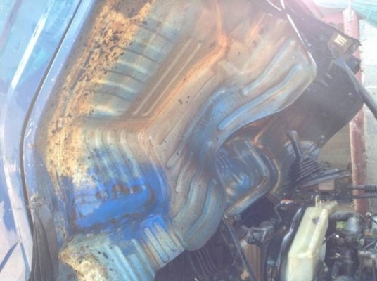 รถบรรทุก 6 ล้อดั๊มพ์ ยี่ห้อ TOYOTA  BU91 ไดน่าสามใบปัด