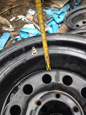 ขายล้อกะทะผ่า ขอบ 15x10 6/139.7 ออฟลึกๆ สภาพสวย 9500 บาท