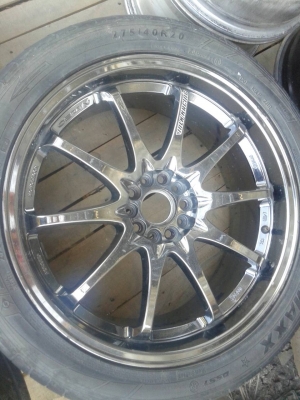 CE28 ขอบ 20x8.5  5รู114  พร้อมยาง 275 40 20 ปี 12 มี1ชุด