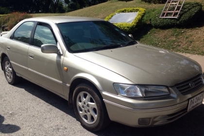 ***ขายแล้วครับขอบคุณ Truck2hand ขาย เก๋งสวยๆเดิมบางทั้งคัน ไม่เคยติดแก๊ส TOYOTA CAMRY 2.2 SE.G AUTO ตัวท็อป ปี43/00 เครื่องเดิมเกียร์เดิม ภายในสวย อ็อปชั่นครบ แอร์เย็น สีสันสวยบางทั้งคัน หน้า-หลังเดิมๆไม่เคยชน ไม่จมน้ำ ภายในสวยครบ ยางดี ล้อ