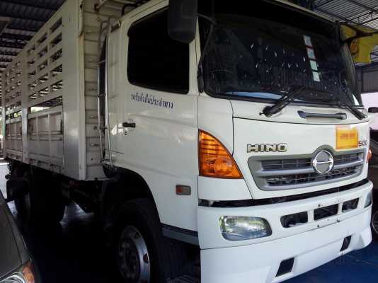 สิบล้อ Hino 380 ซี่รี่500 ไม่ดั้ม พร้อมลูกพ่วง