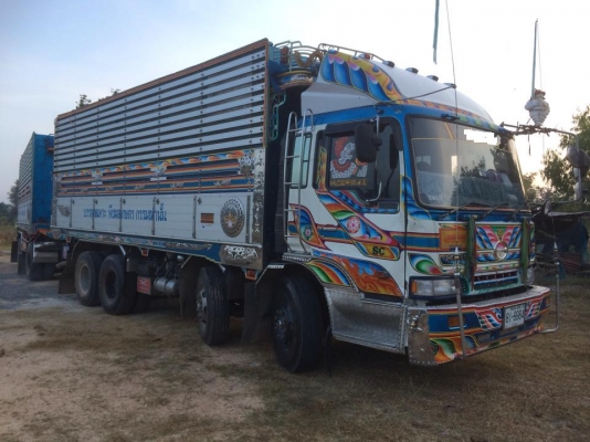 ขายรถบรรทุกพ่วง 24ล้อ Hino  K13C 35 ตัน 3เพล