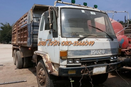 ***ขายแล้วครับขอบคุณ Truck2hand ขาย10ล้อดั๊ม2เพลา รถจอดไม่ได้ใช้ ไม่มีคนขับ ISUZU ROCKY FXZ13NFY 210 วางเครื่อง 240 (ลงเล่ม) เบรคลม เกียร์ฟูลเลอร์ ช่วงล่างเดิมคัสซีดีเดิมโรงงาน มีบวมซับในบ้าง ไม่ผุไม่ดาม กระบะดั๊มเหล็กสามมิตรลอนนอน สภาพดี สีไม่สวย ยางดี8เ