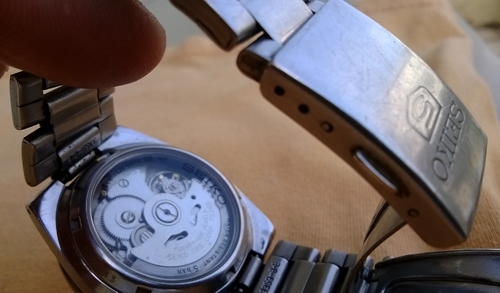 SEIKO auto เครื่อง 7s26 ยอดนิยม เรือน/สาย stainless