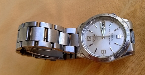 SEIKO auto เครื่อง 7s26 ยอดนิยม เรือน/สาย stainless