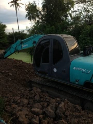 KOBELCO 100MACK 5SUPPER บูมอาร์มพิเศษ ไฟฟ้าครบเล่มทะเบียน