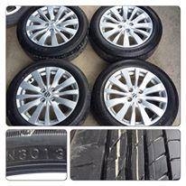 ขายล้อแม็กซ์ขอบ16 ตัว Top Suzuki Swift 4รู100 + ยางปี13 ราคา 12,500 บ.ถูก