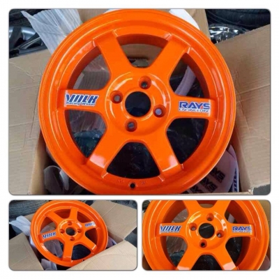 ขายล้อแม็กใหม่100\% TE37 ขอบ15 4รู100 กว้าง 7 ราคา 10,000 บาทถูก