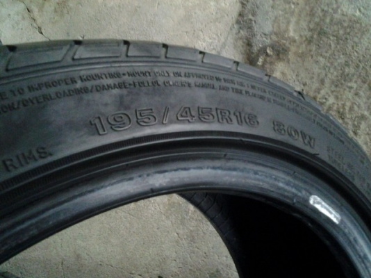 ยาง 195/45/16 ส่งทั่วไทย