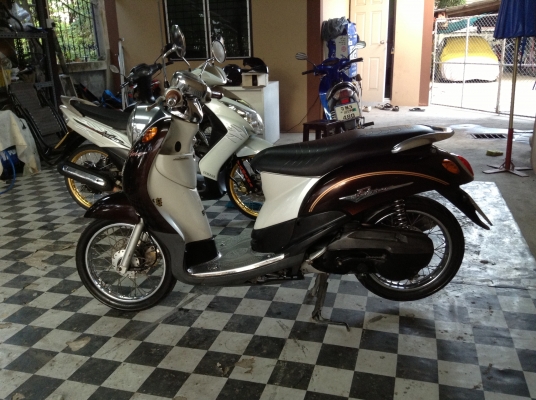 ขาย!!!ยามาฮ่าฟีโน่ ปี51 รถเครื่องดีคับ มีเล่มทะเบียนครบ ภาษีปี58