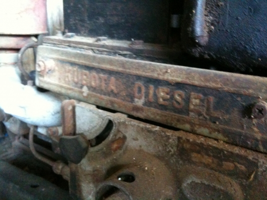 ขายเครื่อง KUBOTA รุ่นเก่าไม่เคยติดเครื่องมานานมาก