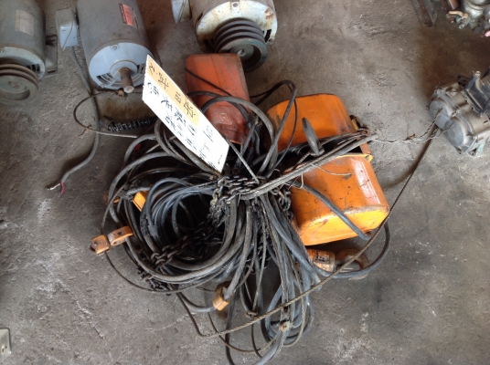 ขายรอกโซ่ไฟฟ้าเก่าญี่ปุ่นยี่ห้อ Hitachi (ฮิตาชิ)ขนาด 500kg สภาพสวยมากๆ