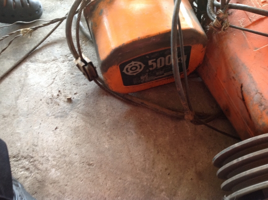 ขายรอกโซ่ไฟฟ้าเก่าญี่ปุ่นยี่ห้อ Hitachi (ฮิตาชิ)ขนาด 500kg สภาพสวยมากๆ ขายรอกโซ่ไฟฟ้าเก่าญี่ปุ่นยี่ห้อ Hitachi (ฮิตาชิ)ขนาด 500kg สภาพสวยมากๆ