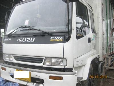 ขายสิบล้อ Isuzu FVM 230 Uro2 ปี47 ตู้สิบบานยาว 7.5 เมตร โทร 088-4501277