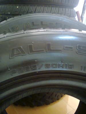 ALL-SPORT 265-60-18 H2 ดอกเต็มๆ1ชุดปี4110 ALL-SPORT 265-60-18 H2 ดอกเต็มๆ1ชุดปี4110