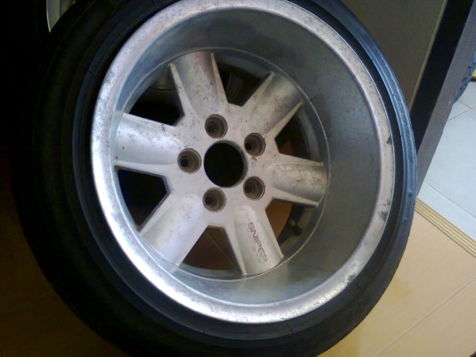 R15X8.5 5/114 ET-34 รัดยาง195-50-15หล่อๆขาย1500