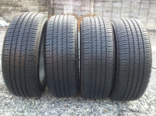 ขายแม็ก เชฟโรเลต เทรลเบลเซอร์ พร้อมยางบริสโตน 265/60R18  ยางสัปดาห์ที่34 ปี12 ใช้งานมาน้อยมากสภาพ95\% พร้อมน๊อตแท้ 24 ตัว