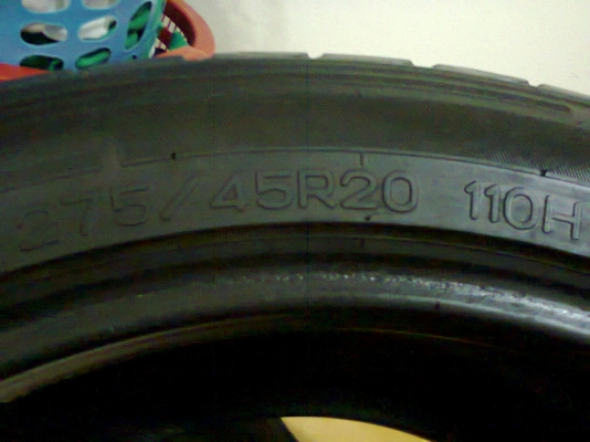 SONAR 275-45-20 ปี09ไม่บวมดอกสวยนิ่มๆ1คู่