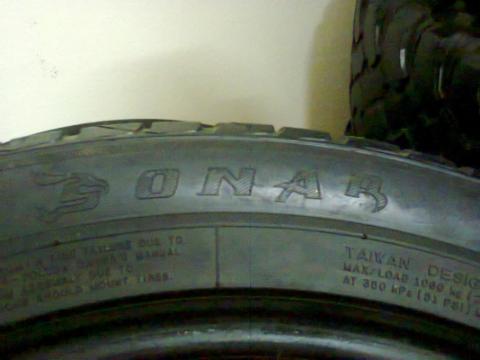 SONAR 275-45-20 ปี09ไม่บวมดอกสวยนิ่มๆ1คู่