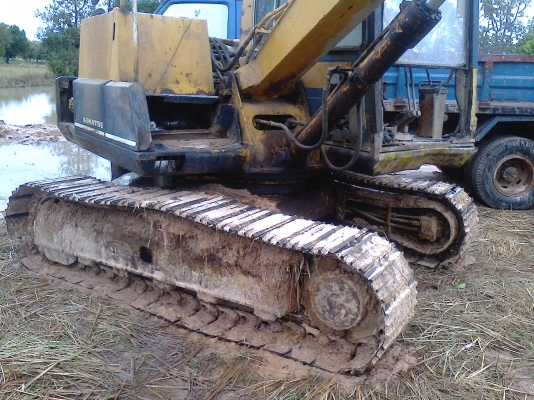 แบคโฮ OC60-5 +เทอเลอร์6ล้อ