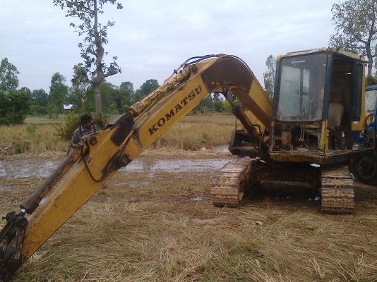 แบคโฮ OC60-5 +เทอเลอร์6ล้อ