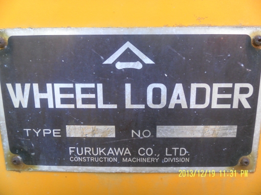 รถตักฟูรูกาว่าFL60-1สภาพดีราคาถูกพร้อมใช้ยังไม่ใช้ในประเทศไทยสนใจโทร0816426706