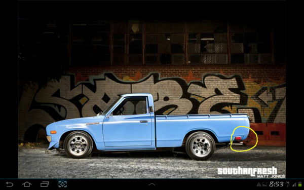 JOECLASSIC..ขายทับทิมสะท้อนแสงติดด้านข้างรถดัสสัน620..คู่ละ550..ของใหม่เก่าเก็บ..