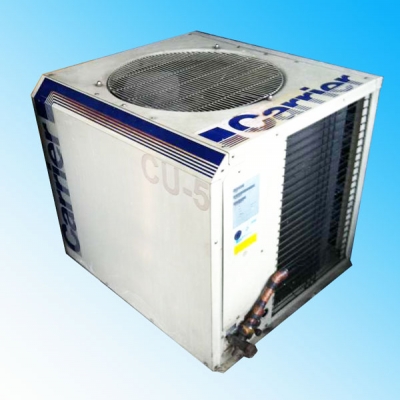 ขายแอร์ ยี่ห้อ CARRIER ขนาด 60000BTU ปี 07 ใช้ไฟ 380V  สภาพ 85\%  (คอยด์ร้อนลูกเต๋า ระบายลมร้อนออกบน) ใช้งานได้ดี มีอยู่ 5 ชุด ราคาตอนซื้อชุดละ 60000 บาท ต้องการขายเหมาราคาถูก