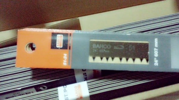 ขายใบเลื่อย ตราปลาเบ็ด BAHCO ถูกๆ แท้ 100\%