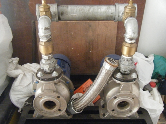 ปั๊มน้ำบูสเตอร์  EBARA รุ่น : 3M 40-160/4.0 5.5kv 2ตัว