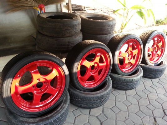 แมกซ์17&times;7"พร้อมยาง ราคา9500บาท+น๊อตrays1ชุด